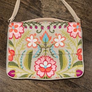 Spartina Floral Crossbody Purse